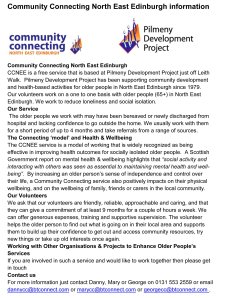 Community Connecting North East Edinburgh information (1)