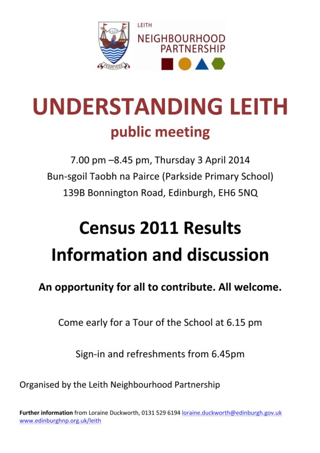 Understanding Leith Poster