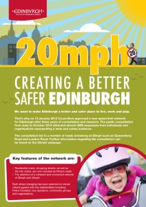 20mph Creating a better, safer Edinburgh - The facts 2-1