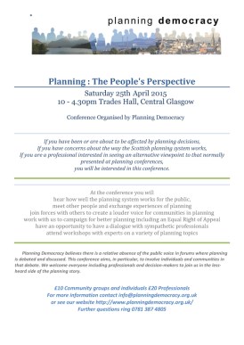 Planning Conference Flier